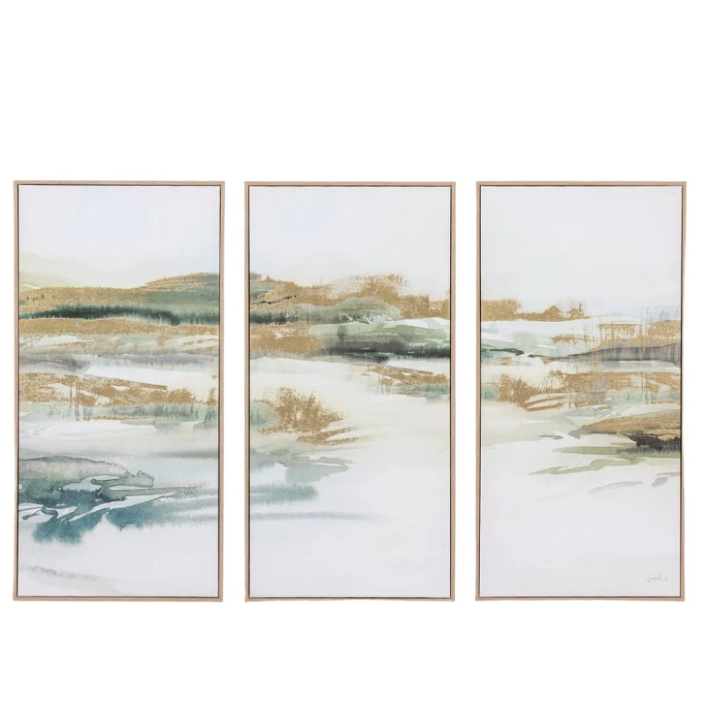 Triptych Landscape Framed Canvas (Set of 3)1 - Duck Barn Interiors