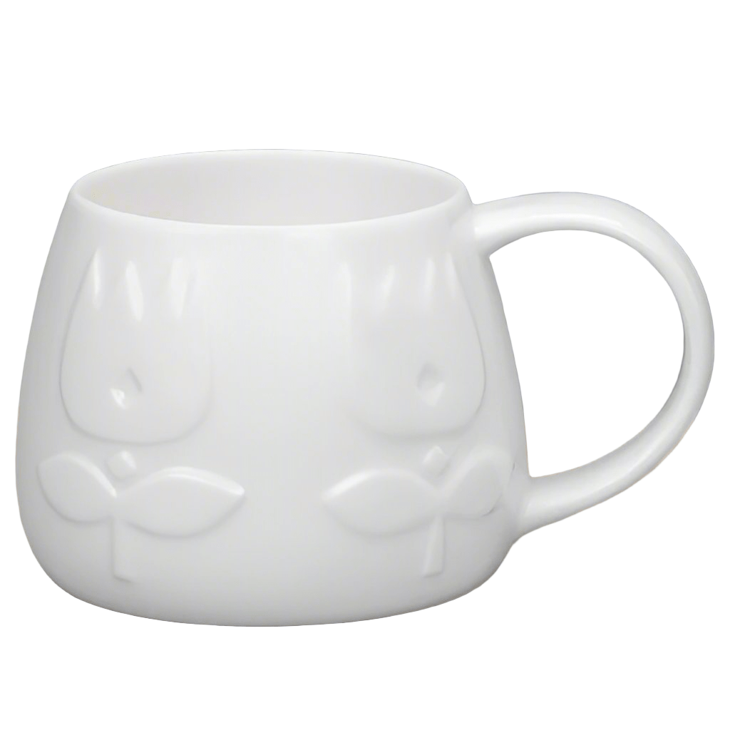 Tulip White Bone China Mug - Crocus1 - Duck Barn Interiors