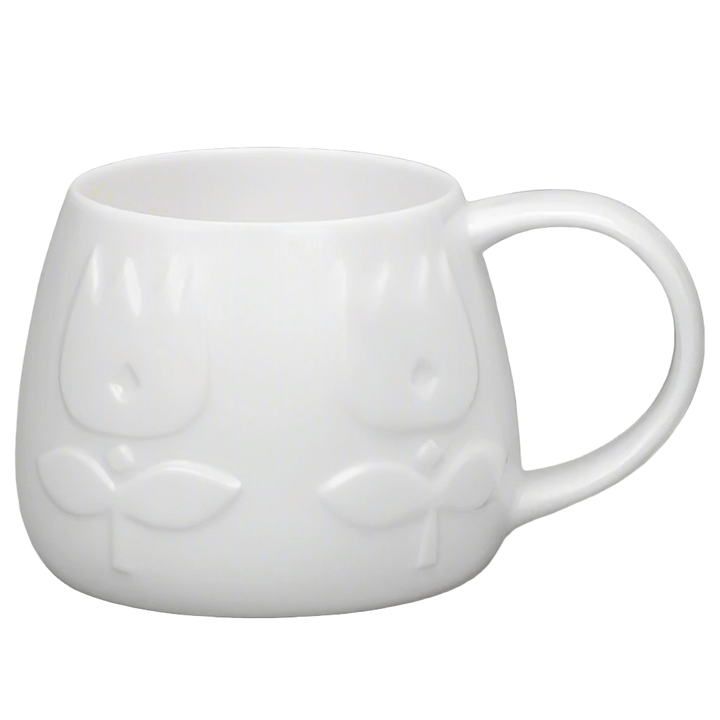 Tulip White Bone China Mug - Crocus1 - Duck Barn Interiors