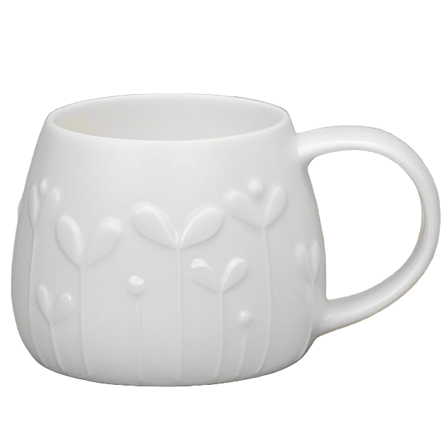 Tulip White Bone China Mug - Petal1 - Duck Barn Interiors