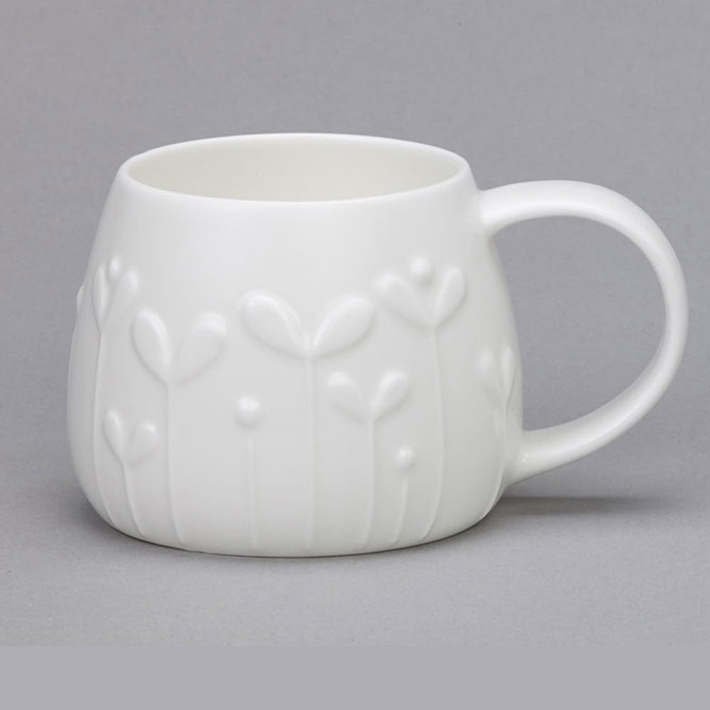 Tulip White Bone China Mug - Petal3 - Duck Barn Interiors
