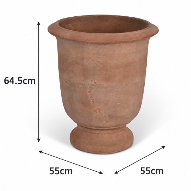 Ubley Terracotta Planter - 64.5cm4 - Duck Barn Interiors
