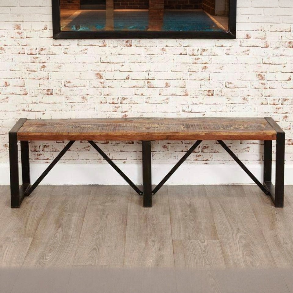 Urban Chic Large Dining Bench1 - Duck Barn Interiors