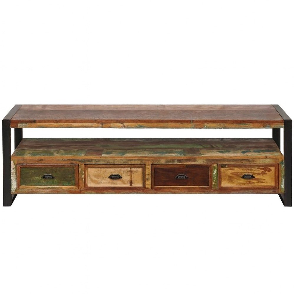 Urban Chic Open Widescreen Television Cabinet1 - Duck Barn Interiors