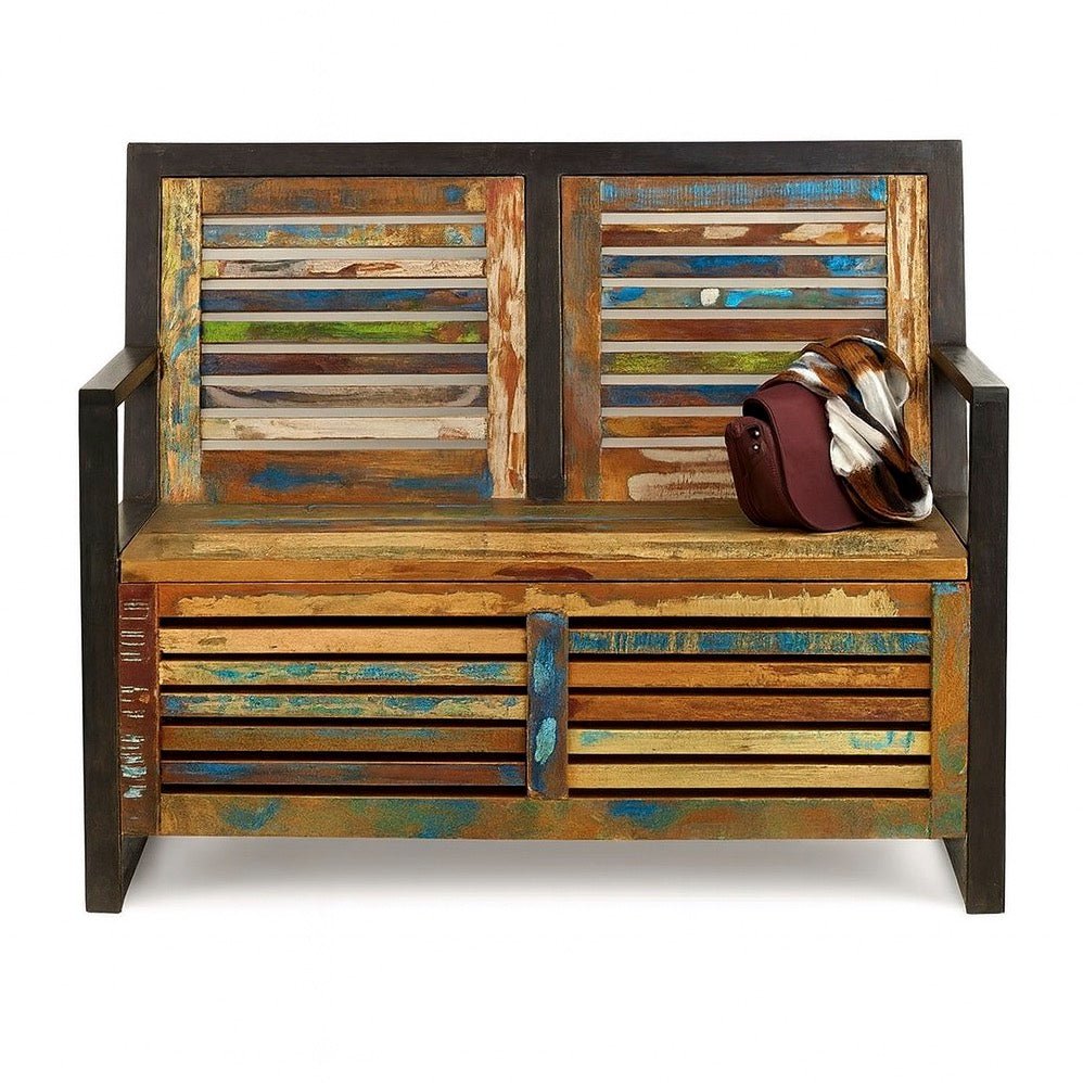 Urban Chic Storage Monks Bench1 - Duck Barn Interiors