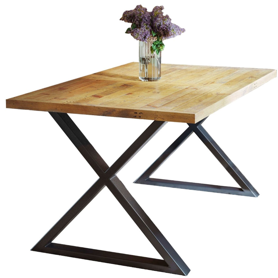 Urban Elegance Dining Table - Diagonal Leg (3 Sizes)1 - Duck Barn Interiors