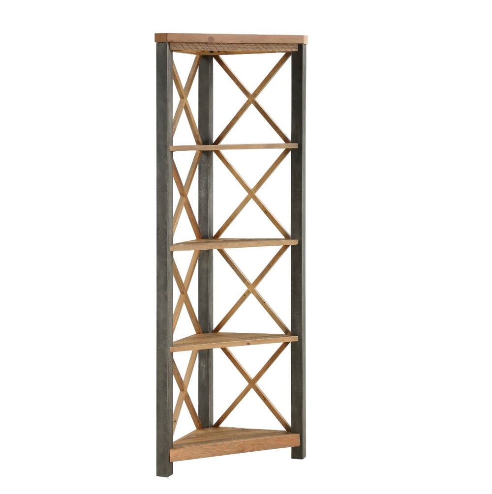 Urban Elegance Large Corner Bookcase1 - Duck Barn Interiors