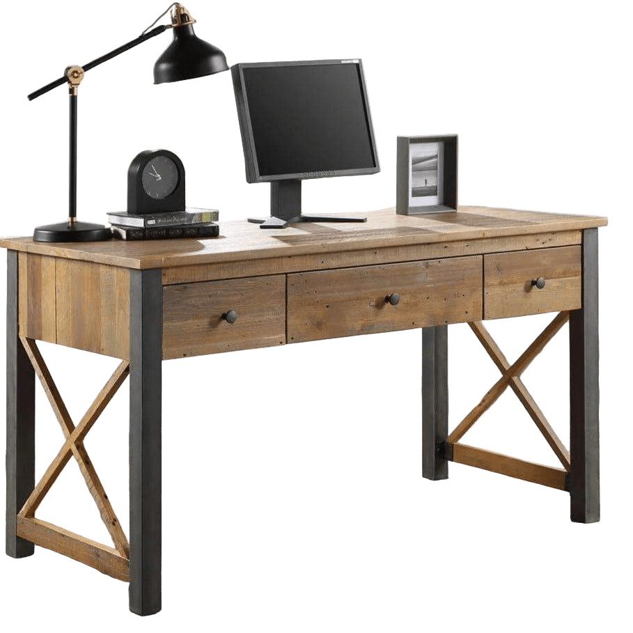 Urban Elegance - Reclaimed Home Office Desk / Dressing Table1 - Duck Barn Interiors