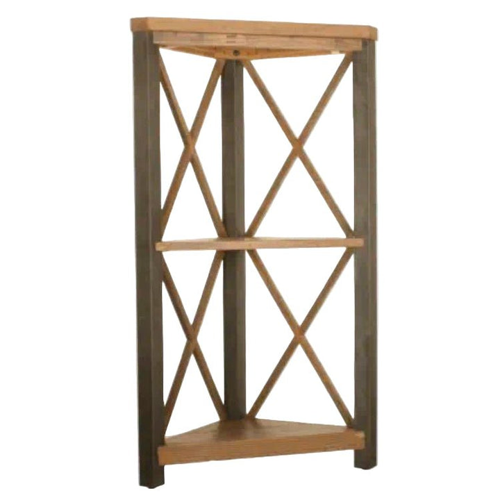 Urban Elegance Small Corner Bookcase1 - Duck Barn Interiors