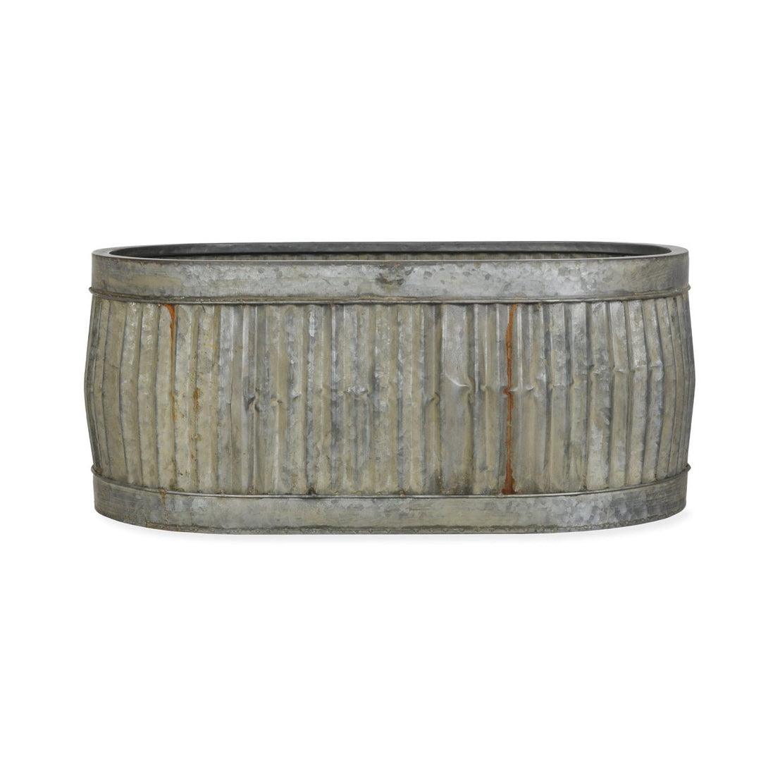 Vence Oval Steel Trough - 52.5cm3 - Duck Barn Interiors