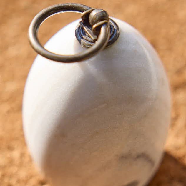 White Marble Door Stop3 - Duck Barn Interiors