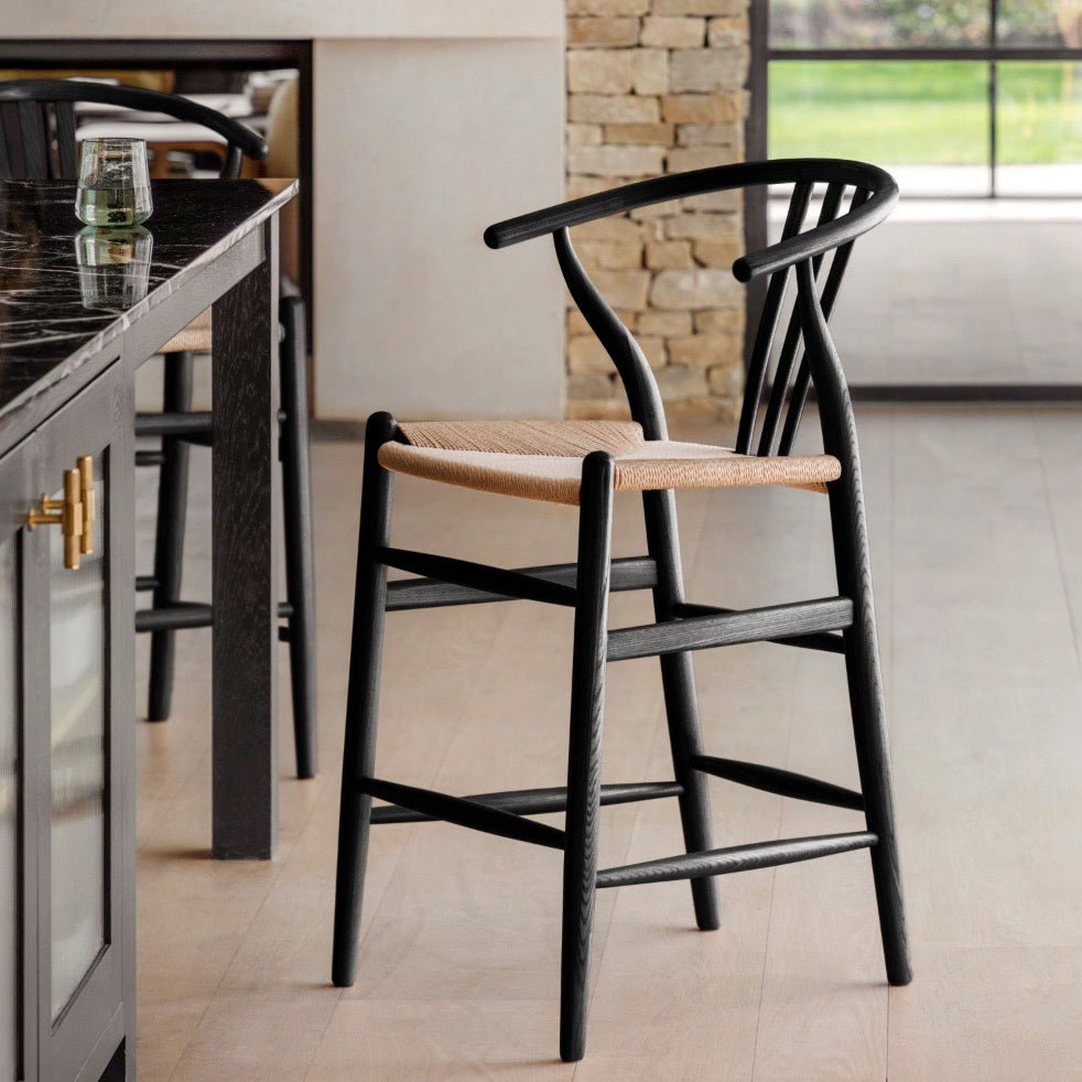 Whitney Bar Stool - Black (Set of 2)1 - Duck Barn Interiors