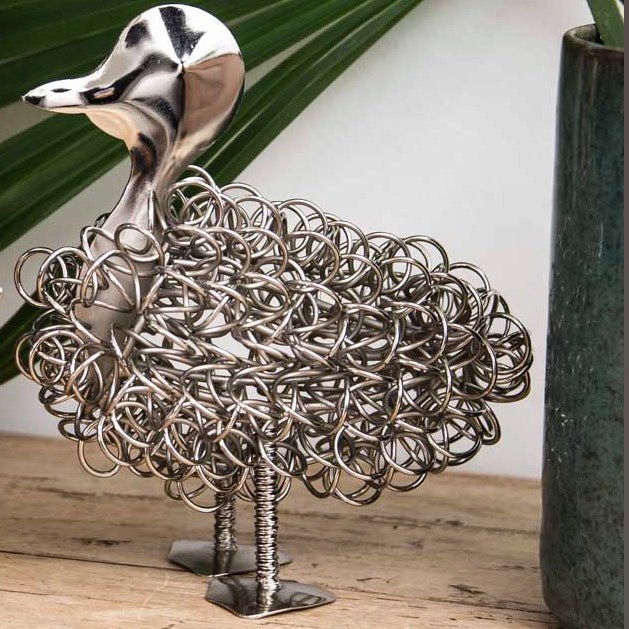 Wiggle Metal Duck1 - Duck Barn Interiors
