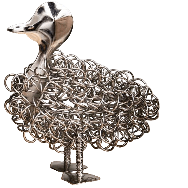 Wiggle Metal Duck1 - Duck Barn Interiors