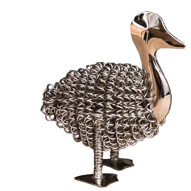 Wiggle Metal Duckling1 - Duck Barn Interiors