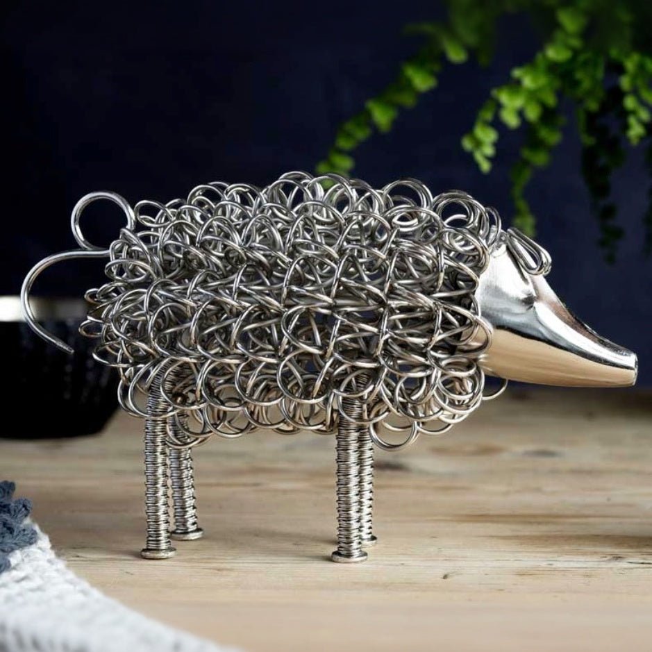 Wiggle Metal Pig1 - Duck Barn Interiors