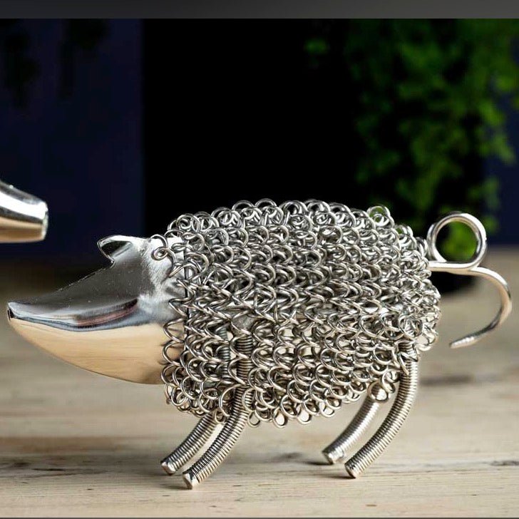 Wiggle Metal Piglet1 - Duck Barn Interiors