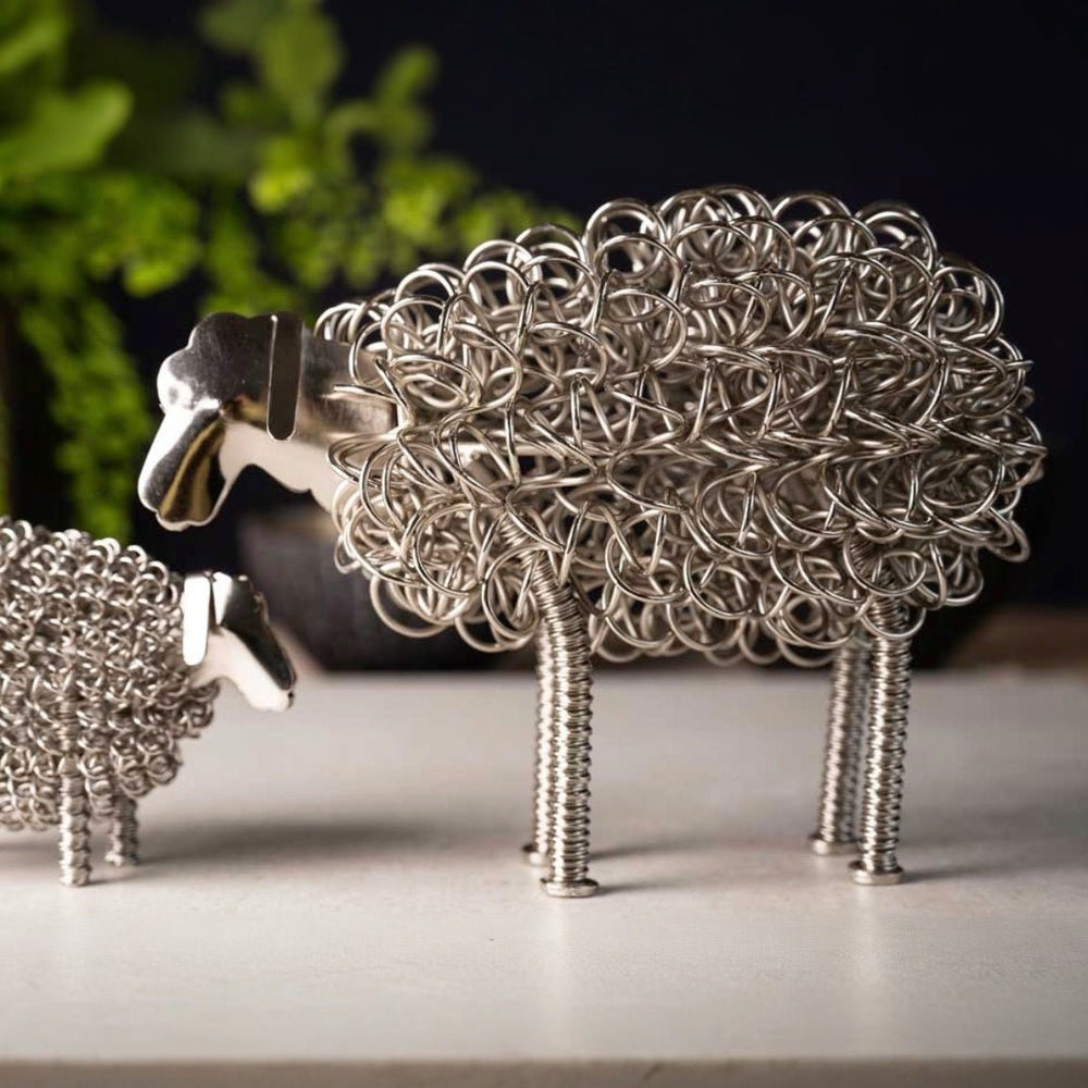 Wiggle Metal Sheep1 - Duck Barn Interiors