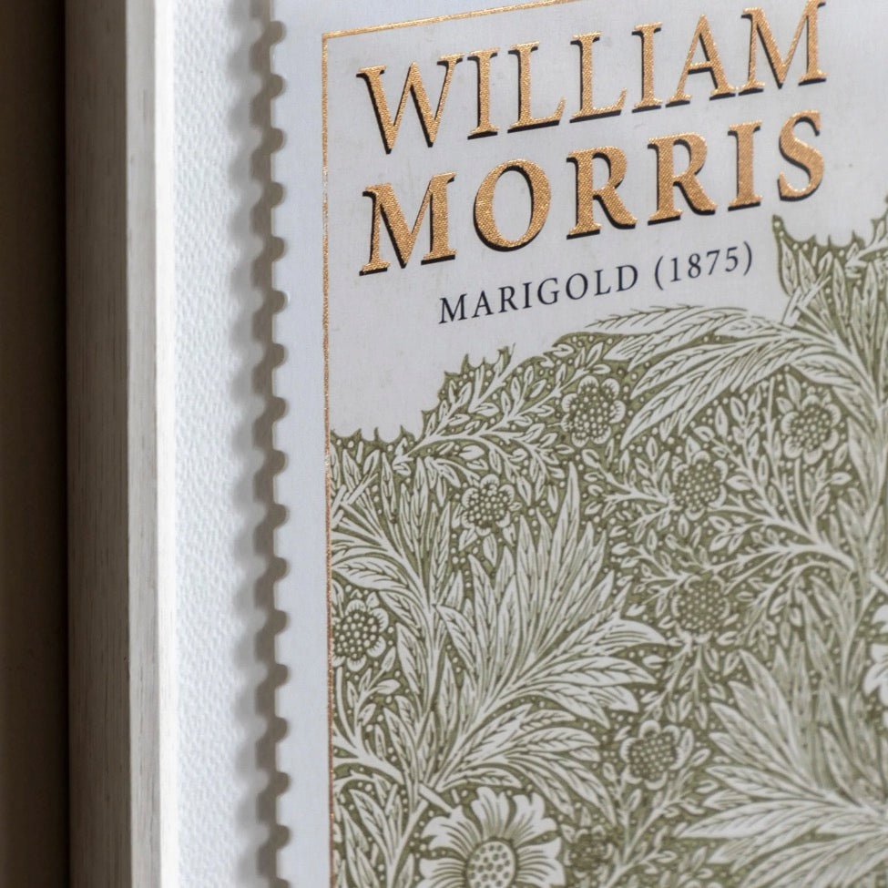 William Morris Green Stamp by Laura Bolton - Set of 22 - Duck Barn Interiors