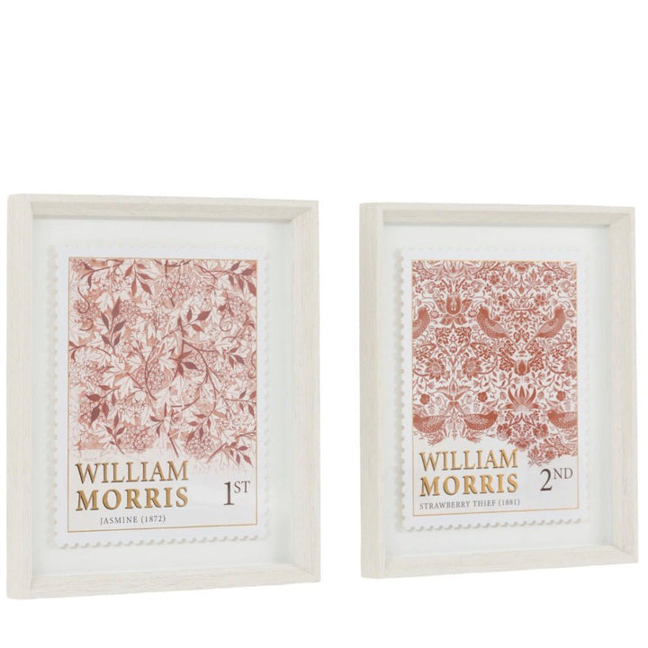 William Morris Red Stamp by Laura Bolton - Set of 25 - Duck Barn Interiors