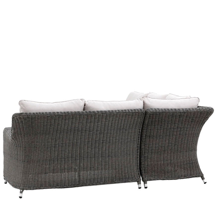 Windsor Corner Sofa Set with Table - Black6 - Duck Barn Interiors