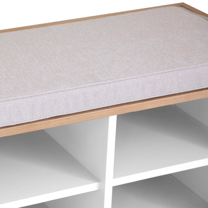Windsor White Hallway Storage Bench5 - Duck Barn Interiors