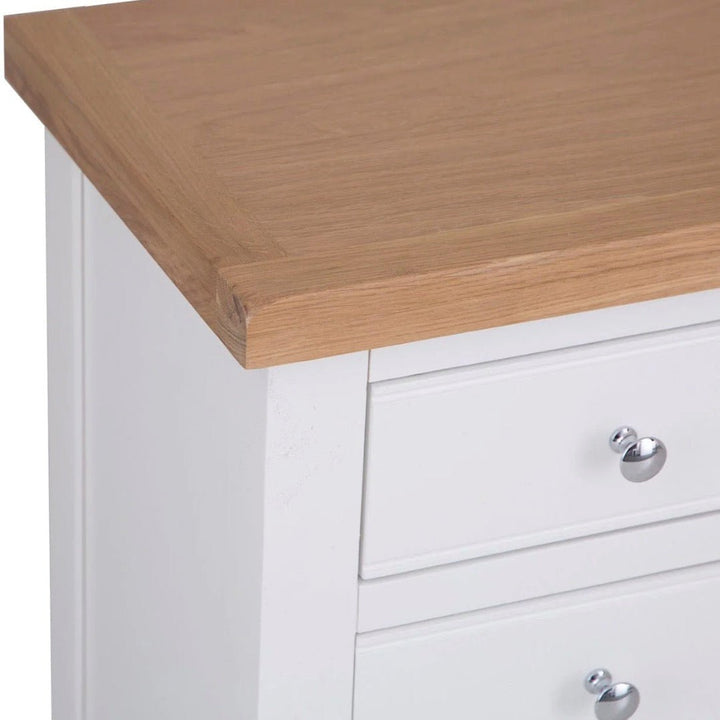 Windsor White Large Bedside Cabinet6 - Duck Barn Interiors