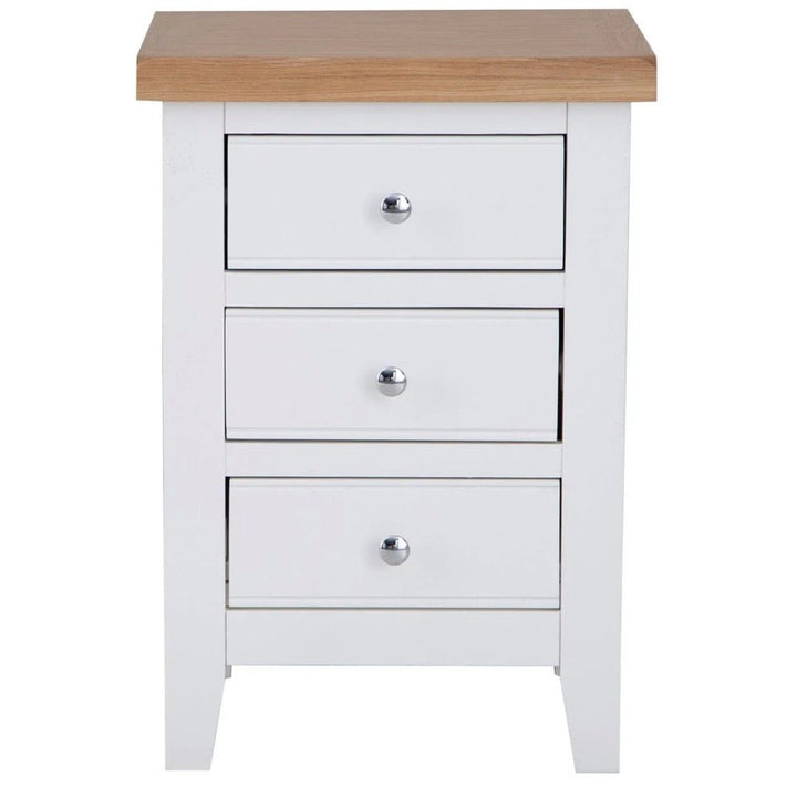 Windsor White Large Bedside Cabinet8 - Duck Barn Interiors