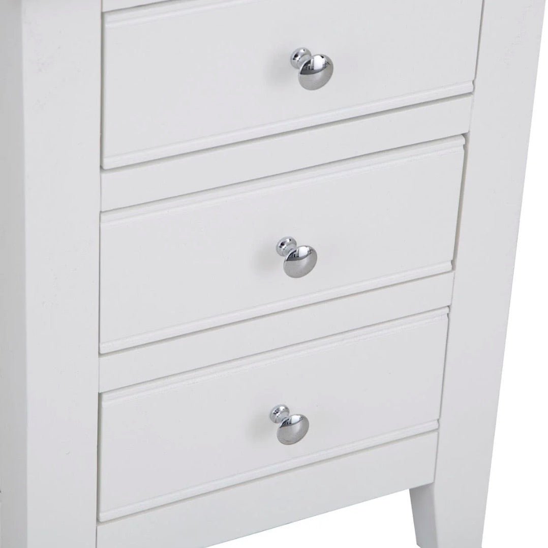 Windsor White Large Bedside Cabinet7 - Duck Barn Interiors
