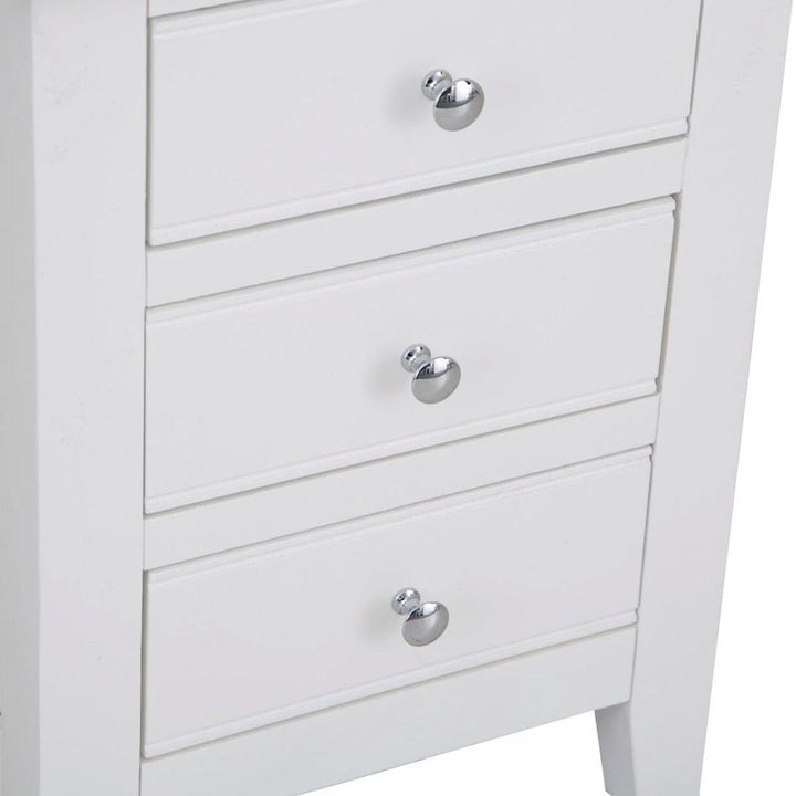 Windsor White Large Bedside Cabinet7 - Duck Barn Interiors