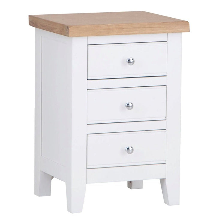 Windsor White Large Bedside Cabinet1 - Duck Barn Interiors