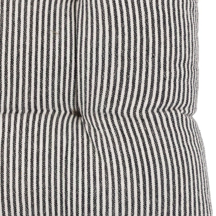Windsor Woven Strip Seat Pad Cushion - Ink Blue6 - Duck Barn Interiors