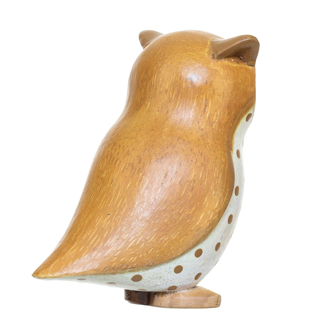 Wooden Owl - Brown4 - Duck Barn Interiors