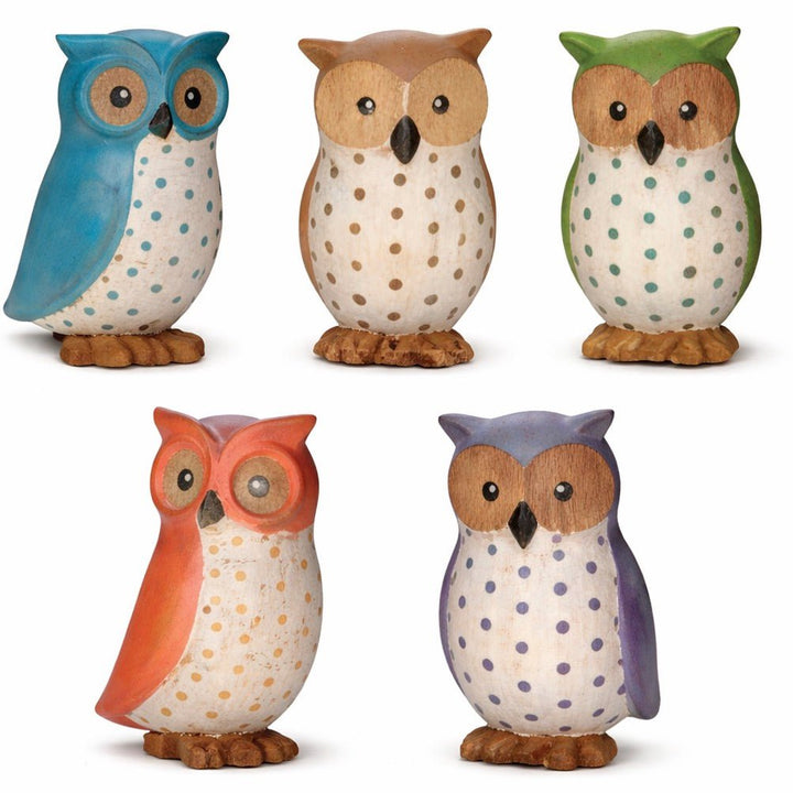 Wooden Owl - Orange3 - Duck Barn Interiors