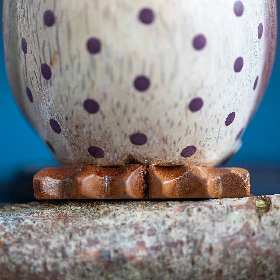 Wooden Owl - Purple7 - Duck Barn Interiors