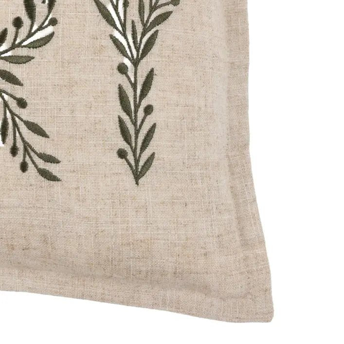 Woodland Embroidered Merry Cushion6 - Duck Barn Interiors