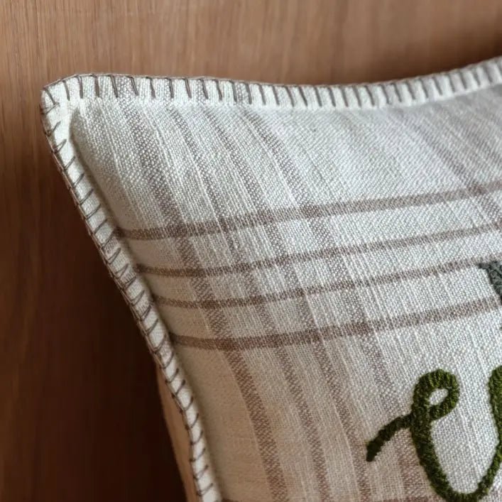 Woodland Merry Christmas Trees Cushion3 - Duck Barn Interiors