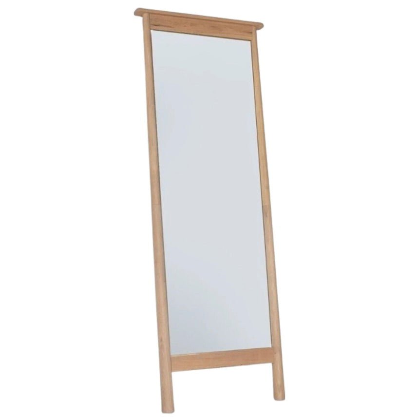 Wycombe Chevel Tall Mirror - Oak4 - Duck Barn Interiors