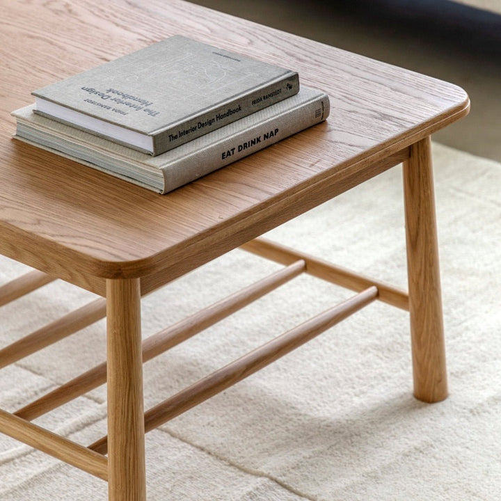 Wycombe Rectangle Coffee Table - Oak2 - Duck Barn Interiors