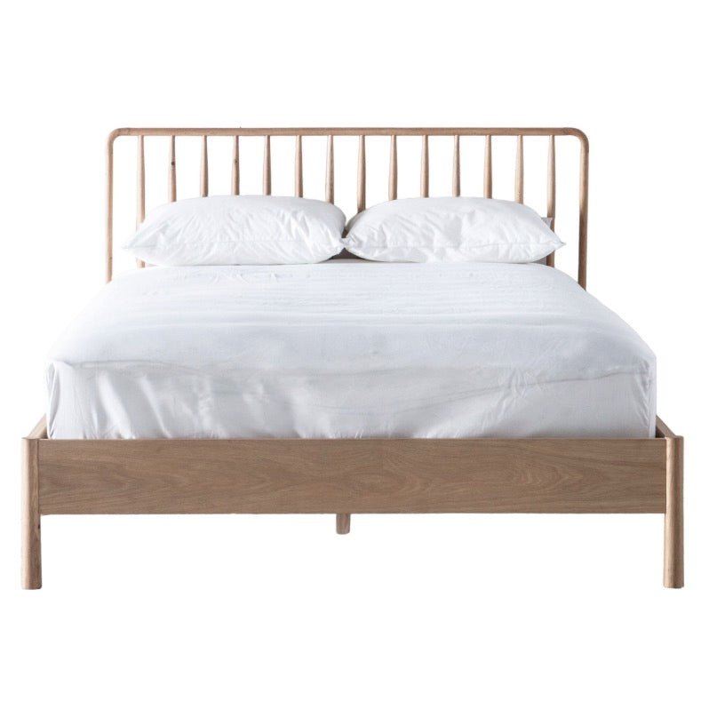 Wycombe Spindle Bed - Oak - Various Sizes5 - Duck Barn Interiors