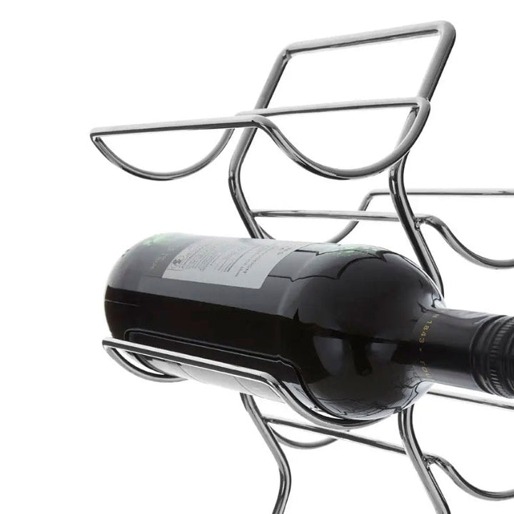Yaxi Chrome Wine Rack - 12 Bottles2 - Duck Barn Interiors