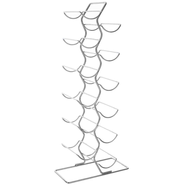 Yaxi Chrome Wine Rack - 12 Bottles3 - Duck Barn Interiors