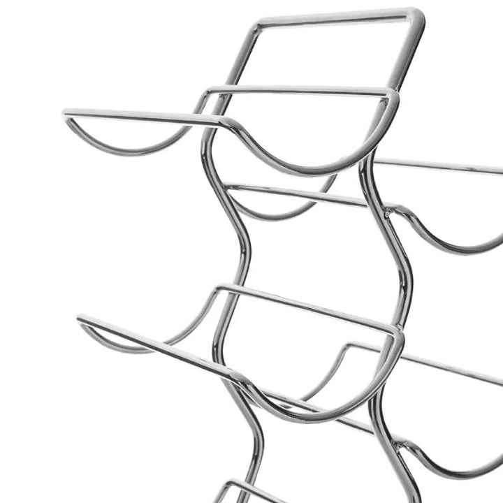 Yaxi Chrome Wine Rack - 12 Bottles4 - Duck Barn Interiors