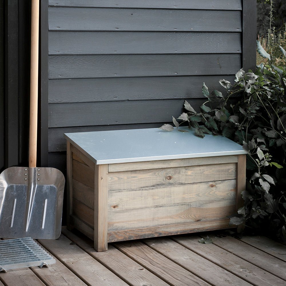 Aldsworth Outdoor Storage Box Small - Spruce - Duck Barn Interiors