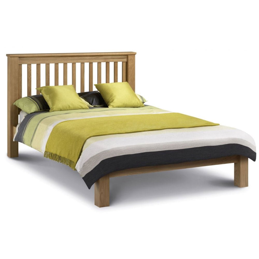 Amsterdam Oak Bed - Low Foot End (Various Sizes) - Duck Barn Interiors