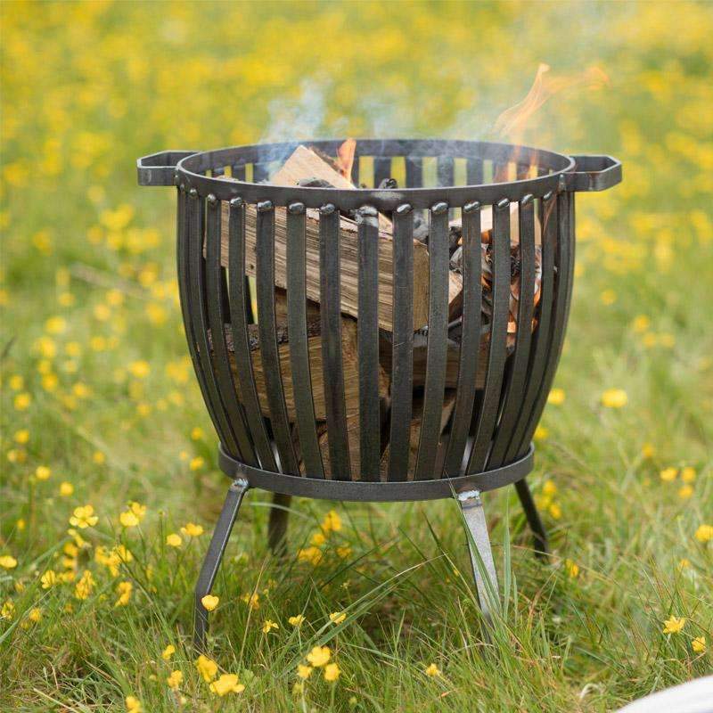 Barrington Raw Metal Fire Pit - Small1 - Duck Barn Interiors