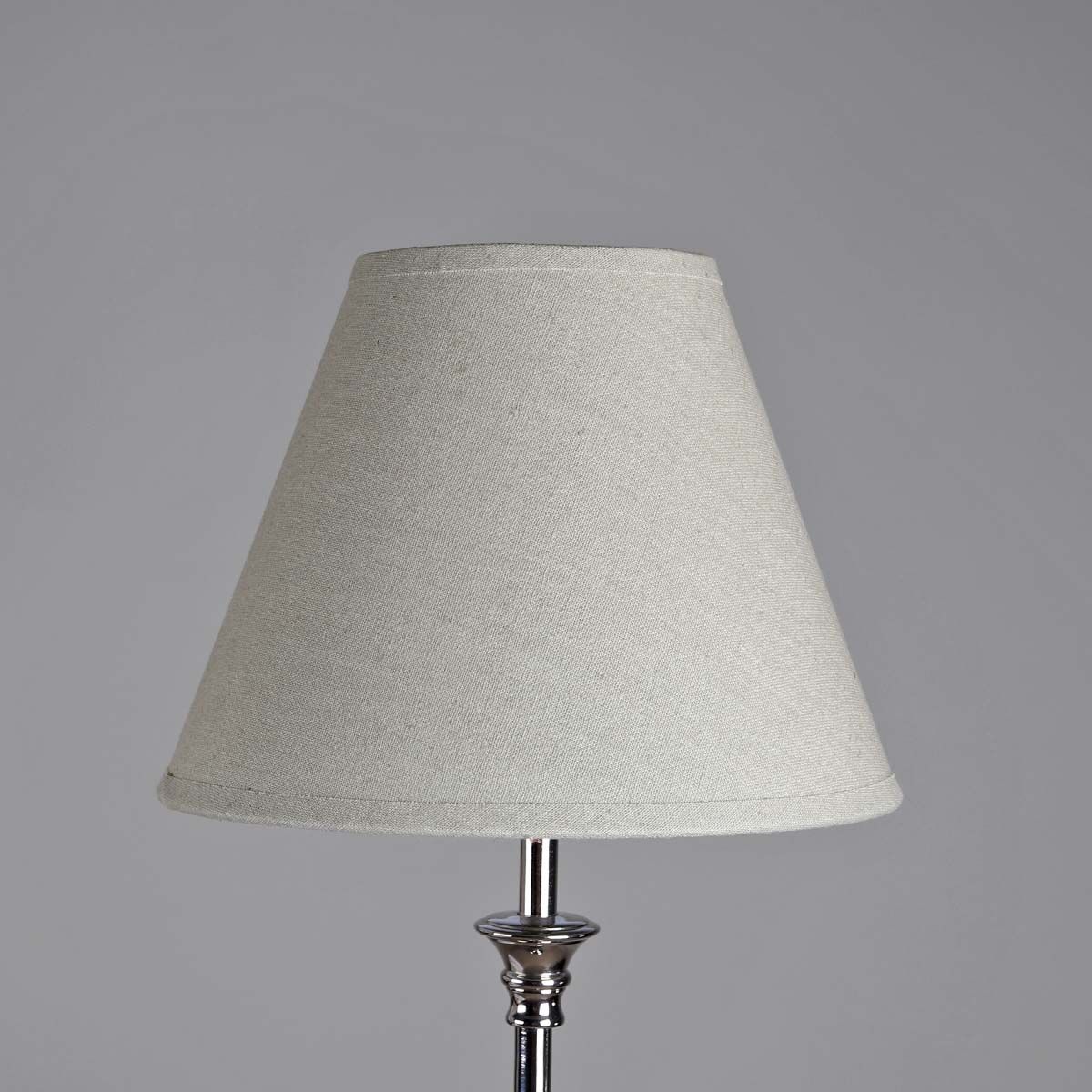 Biggie Best Bergkamp Nickel Table Lamp with Shade Duck Barn Interiors