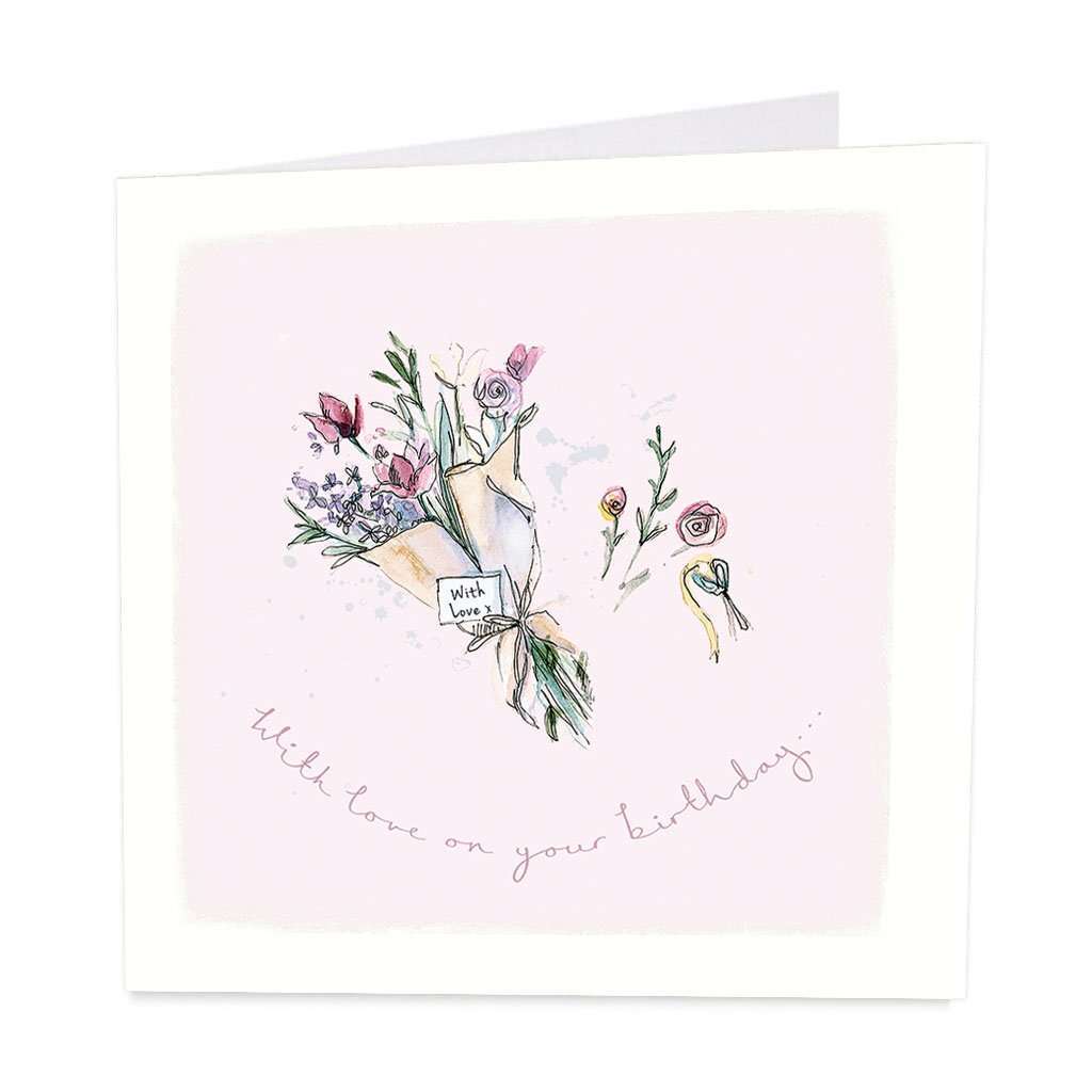 Birthday Bouquet Card - Duck Barn Interiors