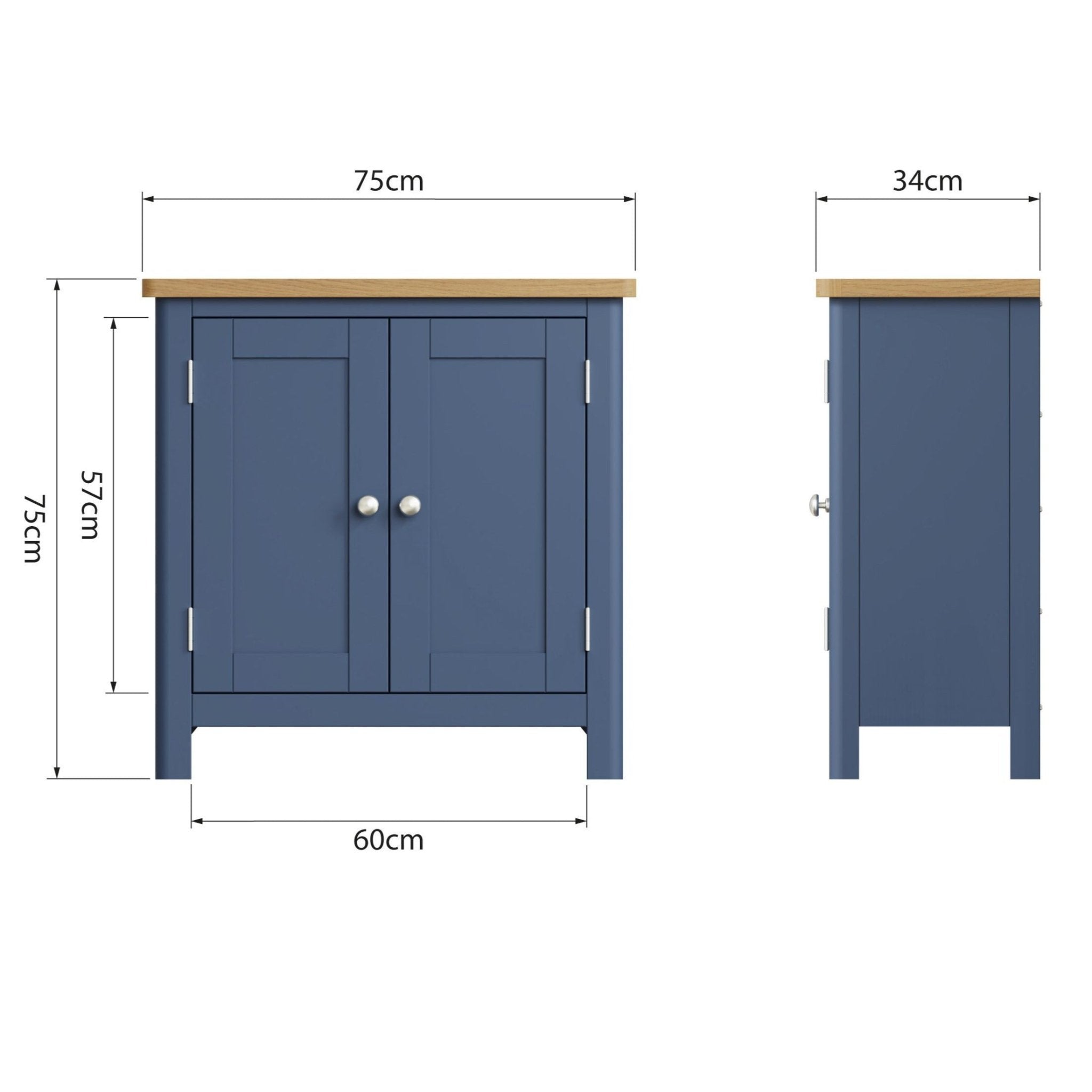 Bluebell Wood 2 Door Small Sideboard - Duck Barn Interiors
