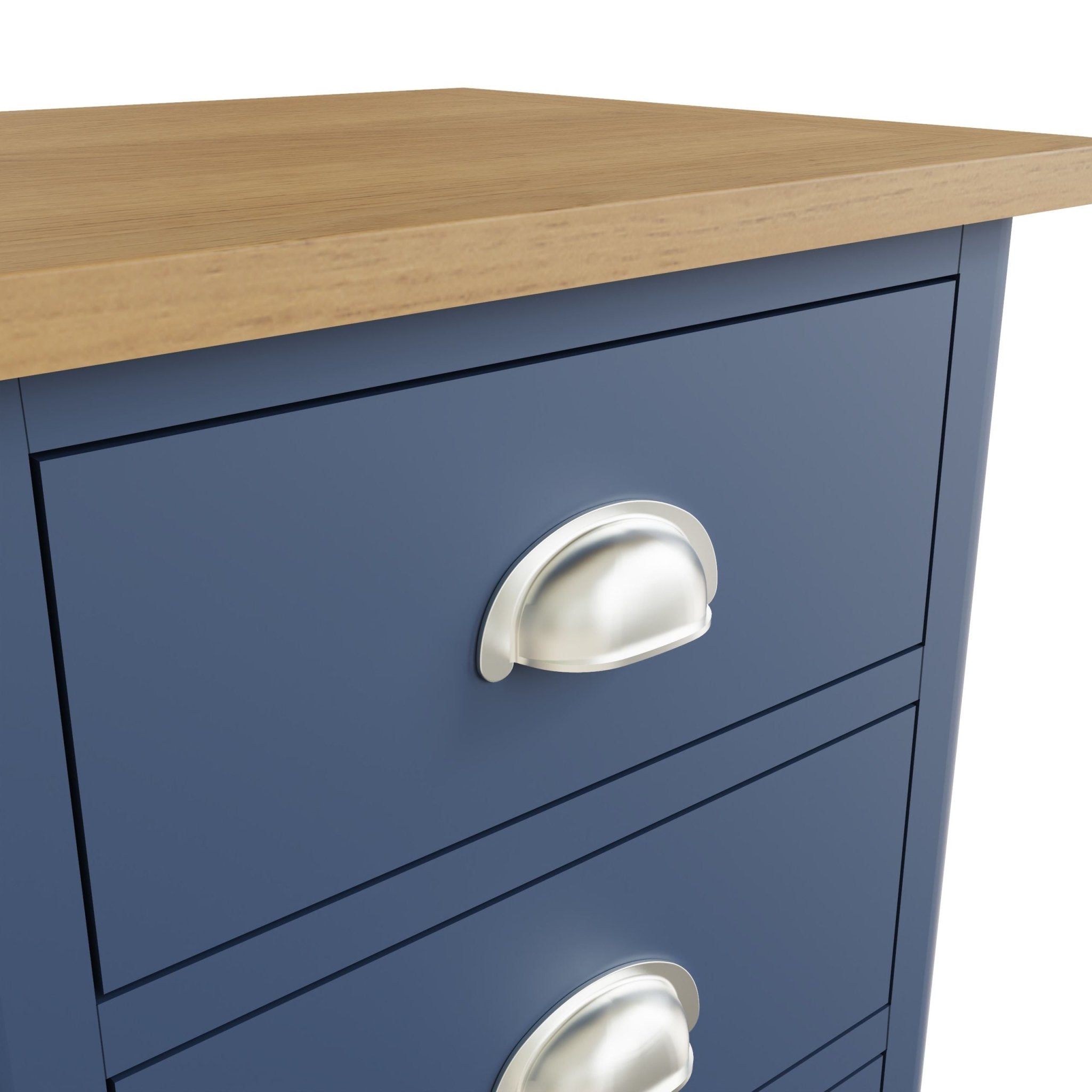Bluebell Wood 3 Drawer Bedside Table - Duck Barn Interiors